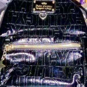 Juicy Couture Shiny Black Backpack